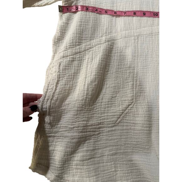 Free People - We The Free Summer Daydream Buttondown - Large - White - Picture 12 of 12